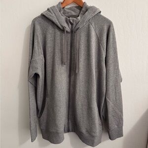 Women’s Eddie bauer Gray Full-Zip Hooded Sweatshirt